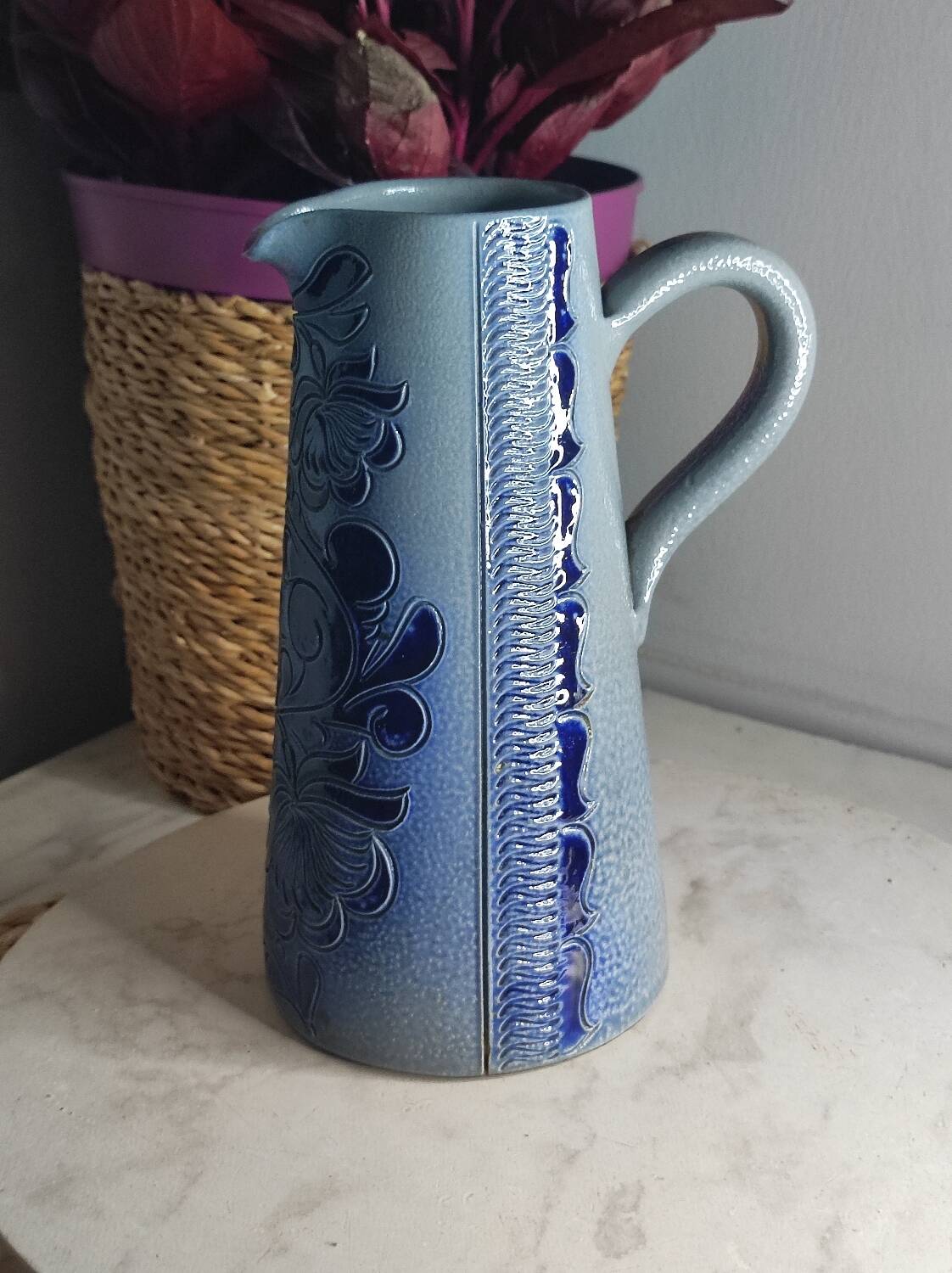 Pichet en grès au sel, années 50