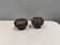 Ceramic salt and pepper set. Danish, estimated to be from the 1980s.
