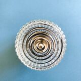 Moulded glass sconce