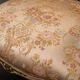Paire de fauteuils de style Louis XV – Bois sculpté, doré et tissu brocart