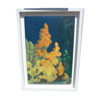 Peinture signé avec cadre
