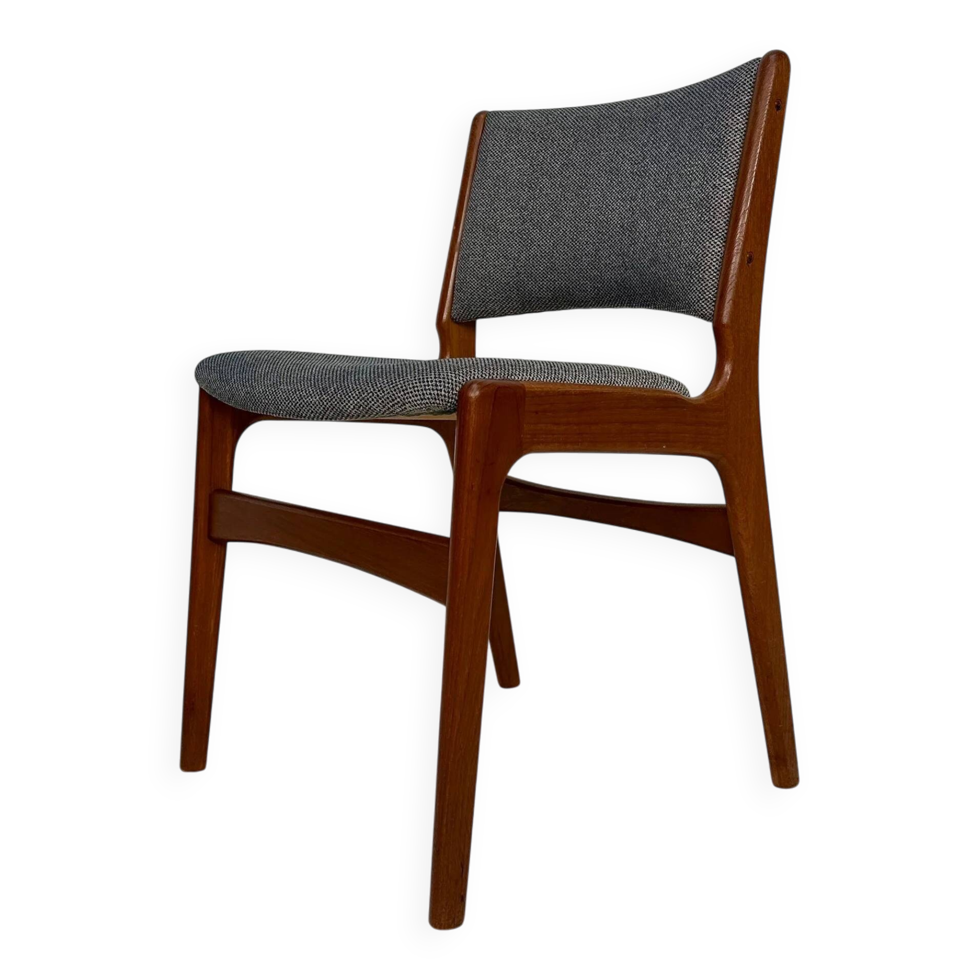 1960s vintage Danish teak dining chair by Erik Buch for Anderstrup Møbelfabrik
