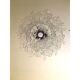 Clear “ragnatela” murano glass chandelier d60
