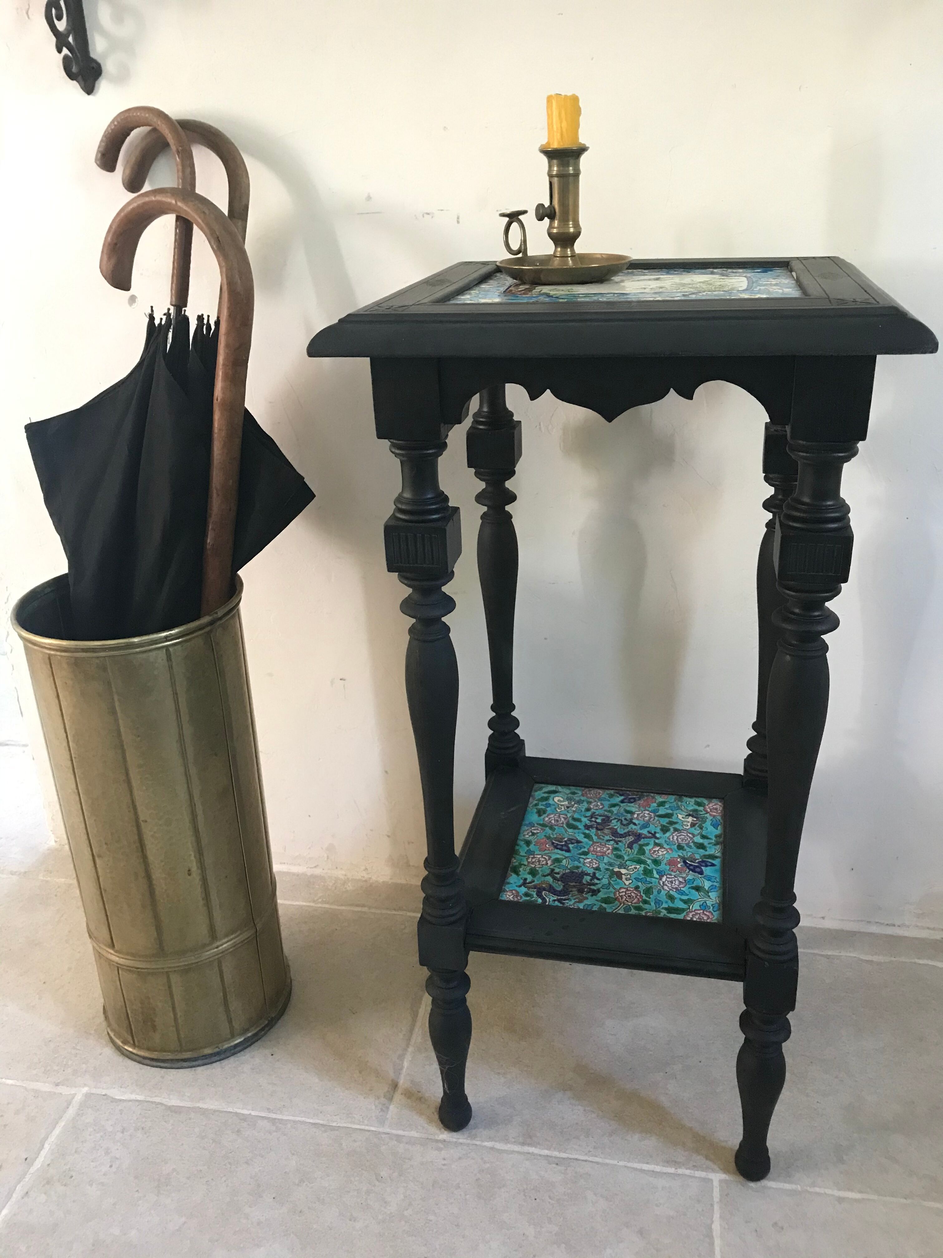 Brass umbrella holder early XXeme