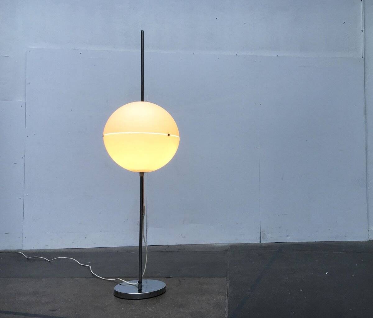 Globe floor lamp mid-century space age