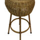 Set of four vintage rattan bar stools 1960 Nederland Design