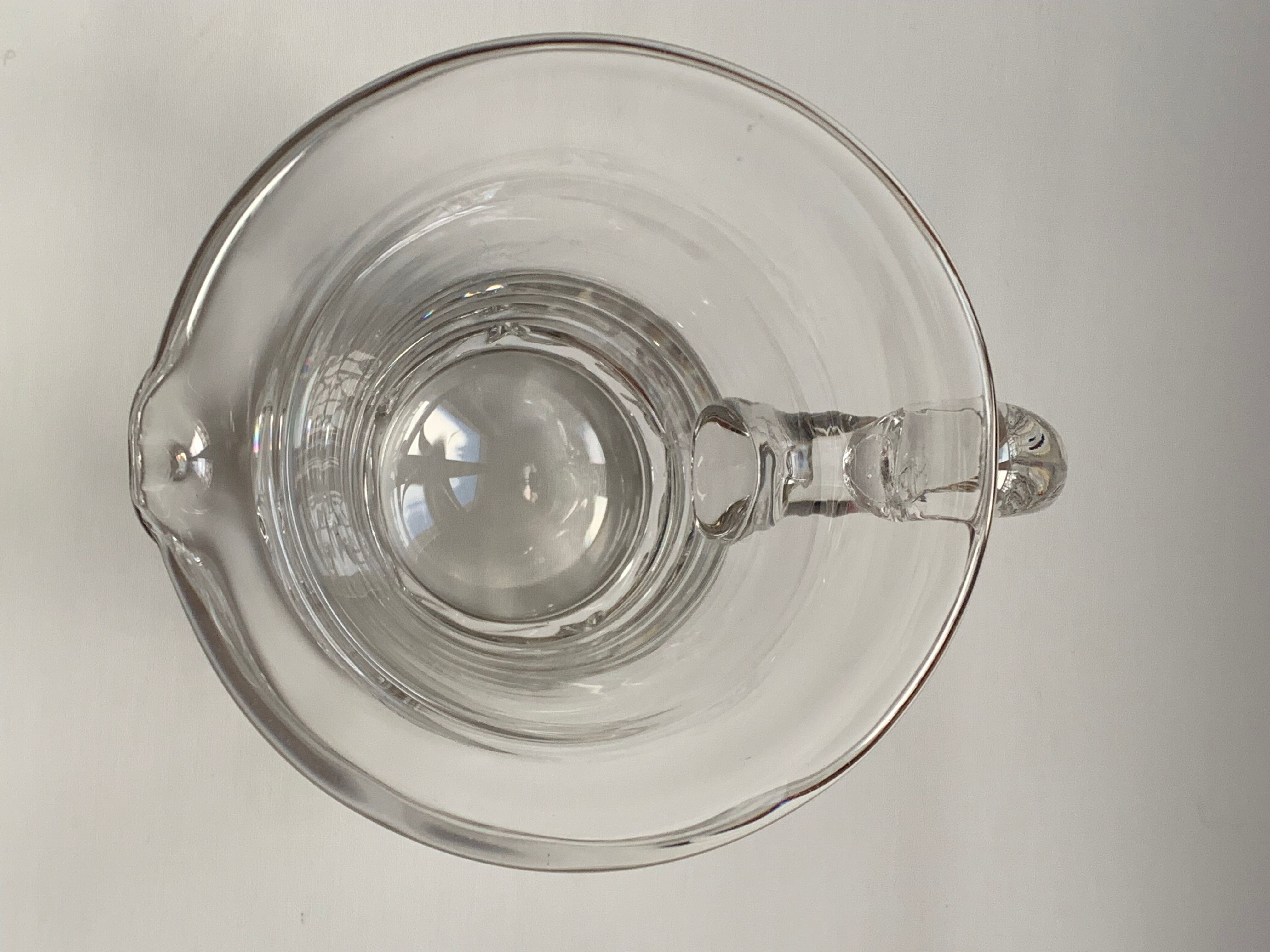 Pichet à eau en cristal de Daum, modèle Sorcy