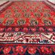 Handmade vintage Persian Hamadan rug 137cm x 210cm, 1960s