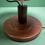 Vintage 1980s German Welt Im Raum Duo glass globe lamp