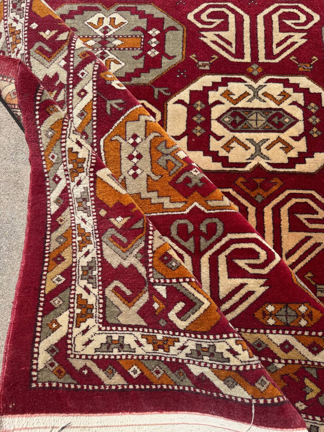 Ancient Turkmen carpet