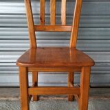 Set of 4 vintage solid wood chairs