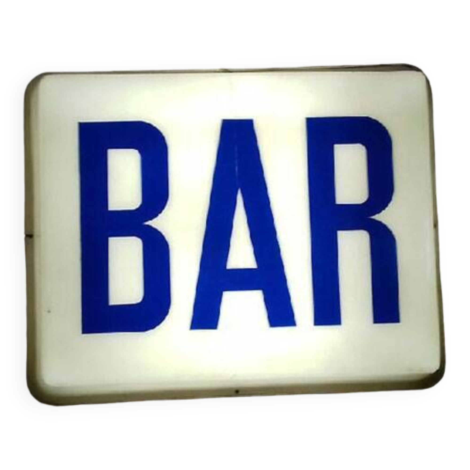Old bar illuminated sign