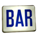 Old bar illuminated sign