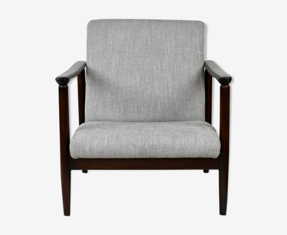 Light Grey Silver Armchair by Edmund Homa GFM-142, 1970s