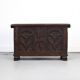 Spanish Gothic chest in old oak