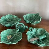 Leaf-shaped aperitif service