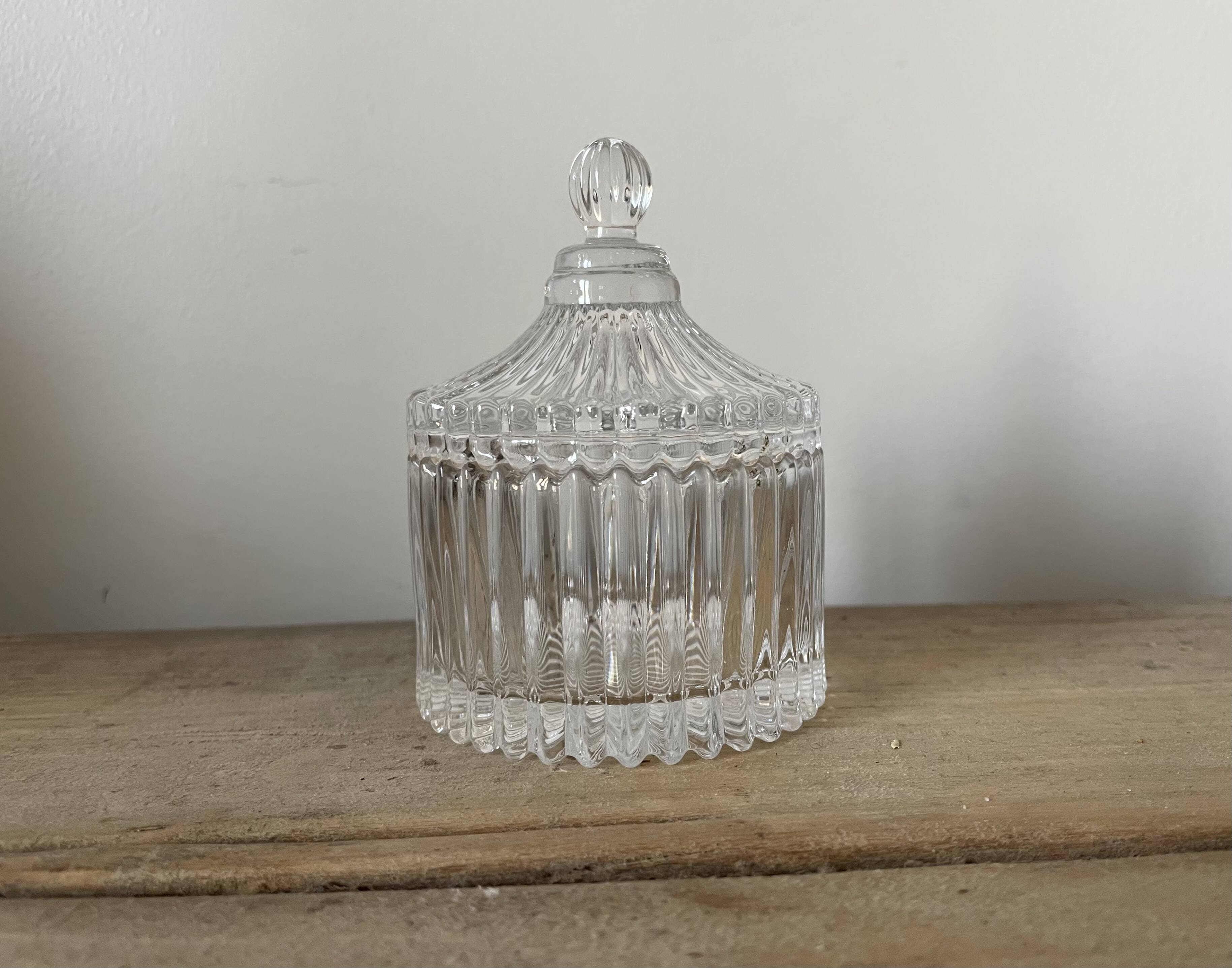 Small glass candy dish