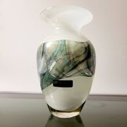 Vase en cristal Val Saint Lambert numéroté SK L 1992, Liège, années 1990