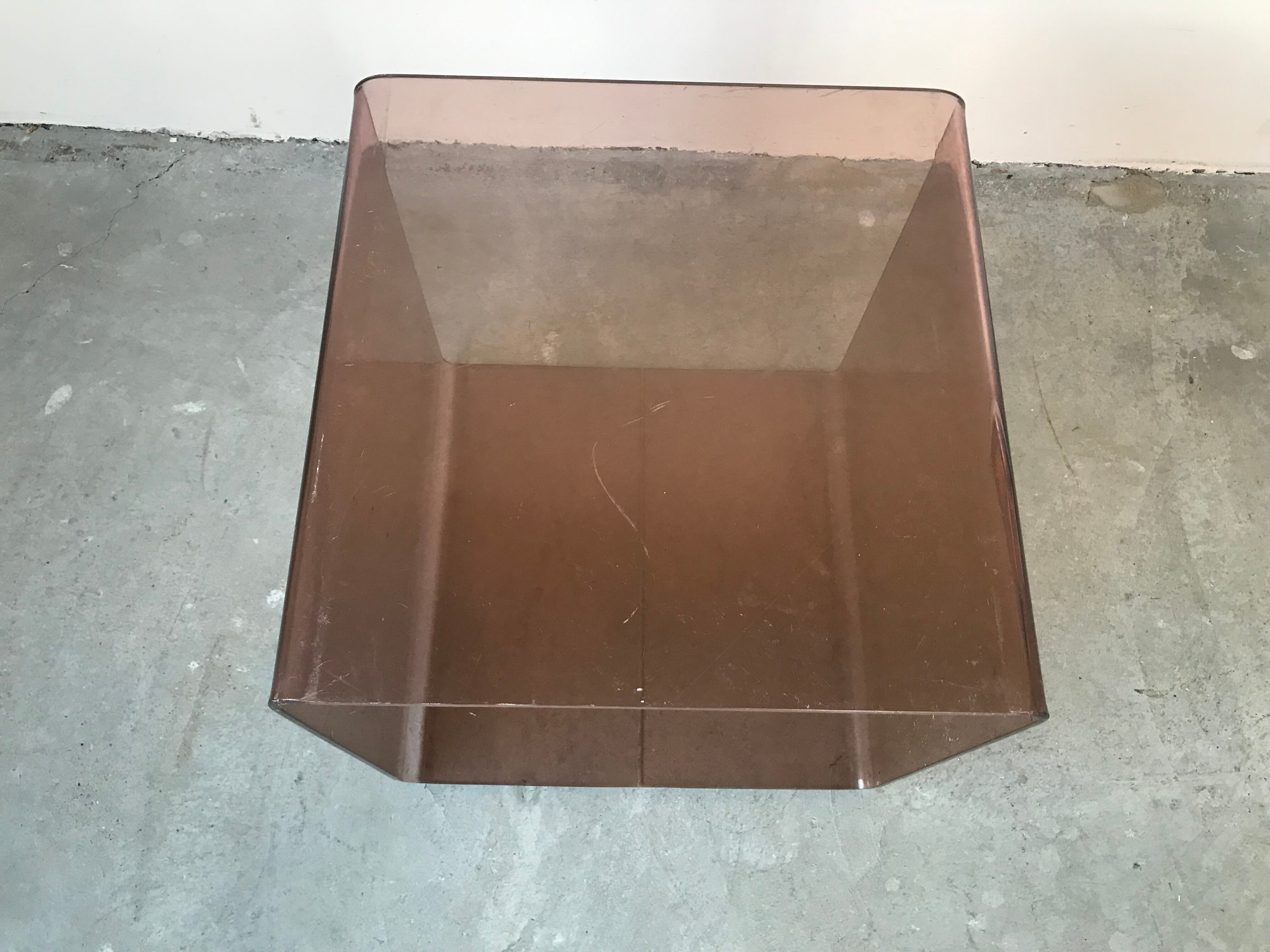 Smoked plexis cube, circa 1970