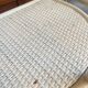 Pair of white rattan bedside tables – 1970s-80s