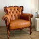 Fauteuil Chesterfield baroque