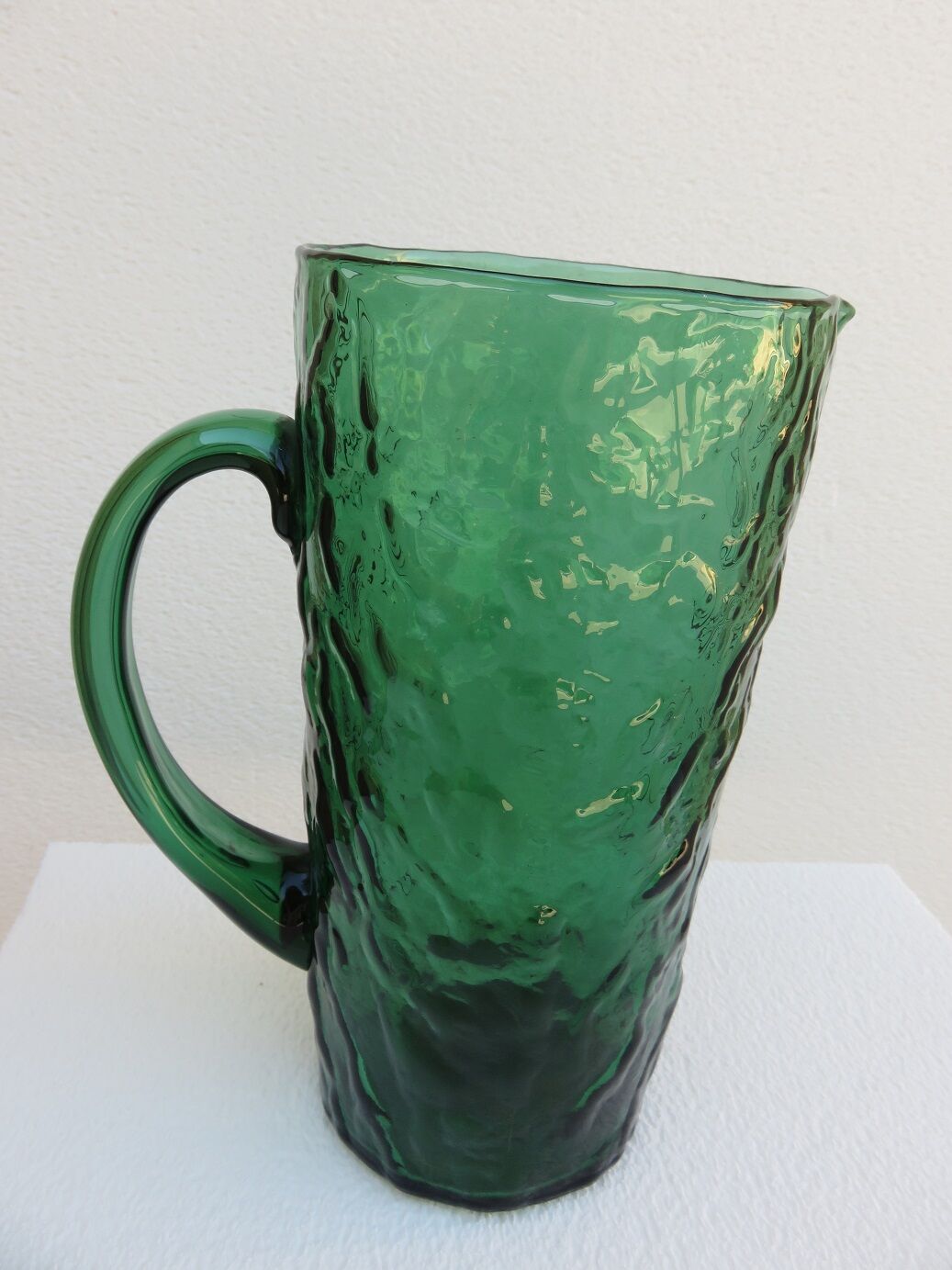 Pichet en verre année 60
