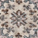 Brown & beige vintage rug 173x253cm