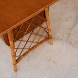Rattan desk by Louis Sognot, 1950