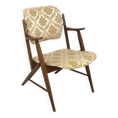 Fauteuil scandinave en hêtre, Threemen, Suède, 1960