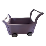 Doll bed on wheels // moulin roty walking trolley