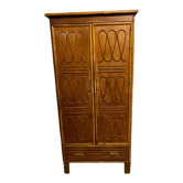 Parisian bamboo and rattan wardrobe