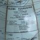 Vintage 1960 terrestrial globe by Girard Barrère in cream - 35 cm