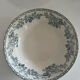 Set of 5 antique ironstone plates