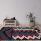Boucherouite striped Kilim