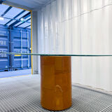 Tobia & Afra Scarpa - glass dining table "Tobia Alto"