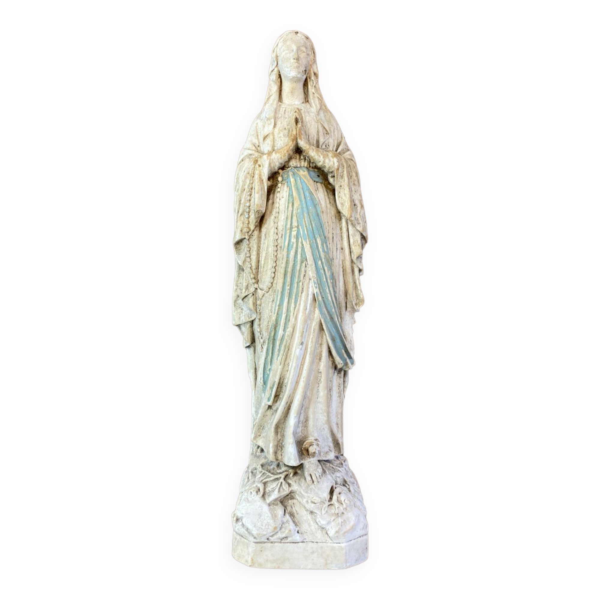 Virgin Mary ancient plaster