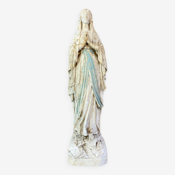 Vierge Marie ancienne plâtre