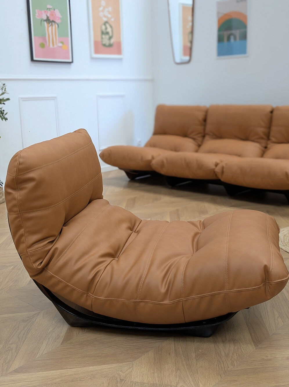 Fauteuil - chauffeuse design Marsala de Michel Ducaroy pour Ligne Roset