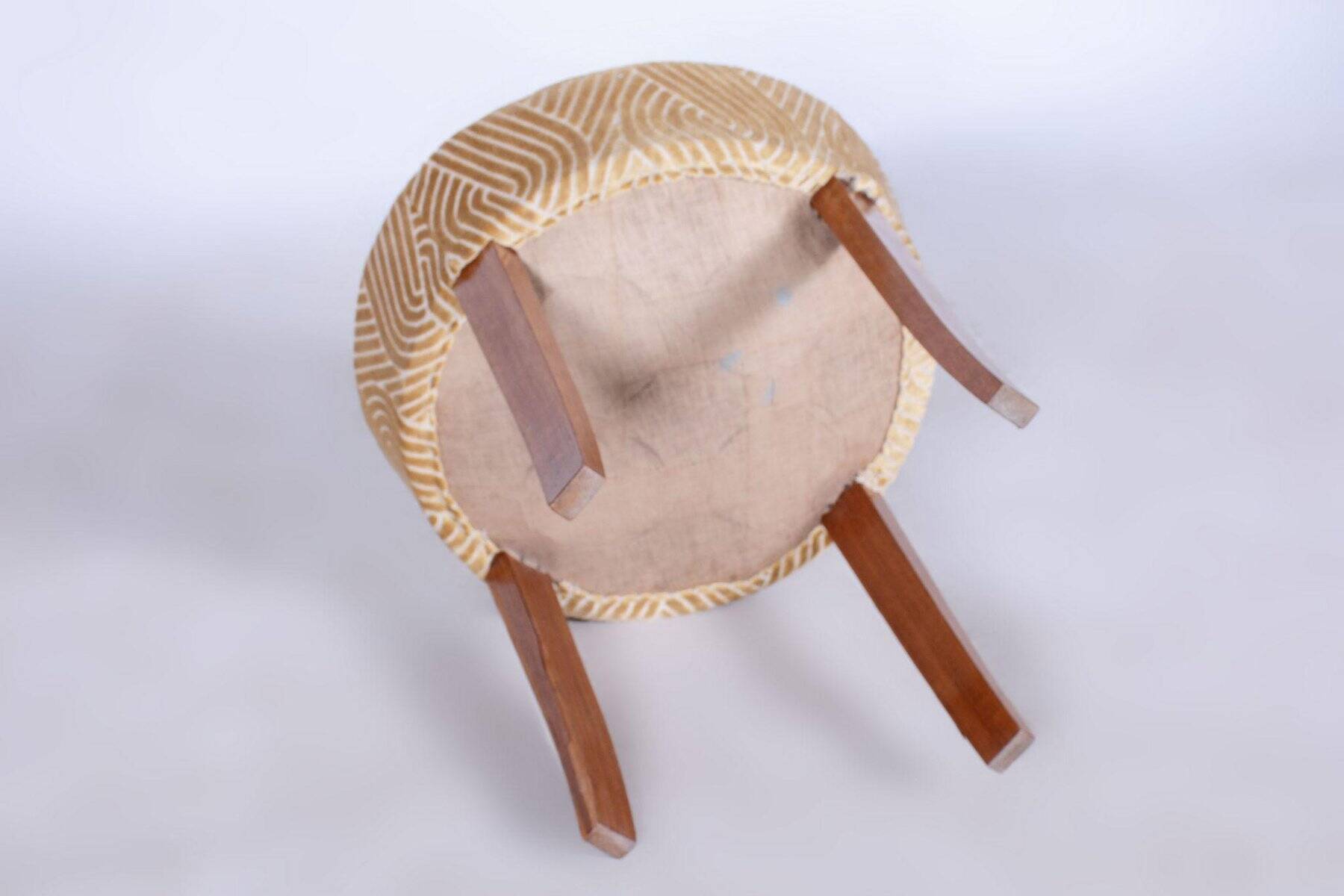 Art Deco Rosewood Seating Set with Coffee Table, France, 1920s, Set of 5