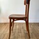 Thonet bistro chair in curved wood early twentieth century