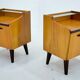 Table de chevet des années 1960 par Mojmir Požár, Tchécoslovaquie.