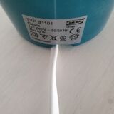 Blue mushroom lamp model Gavik ikea