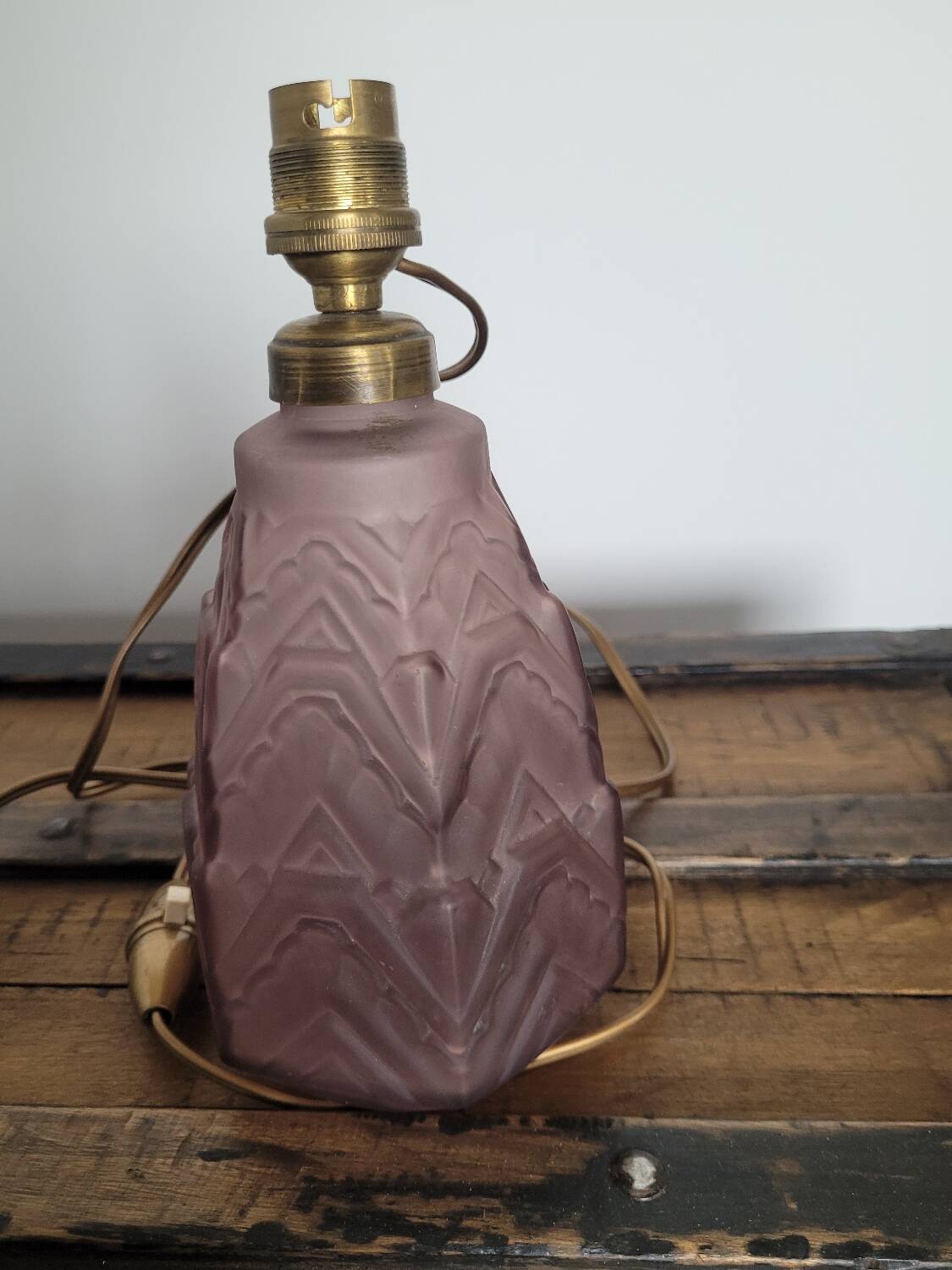 Art Deco lamp base