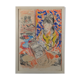Henri Matisse - Follower - Crayon Study of a Girl