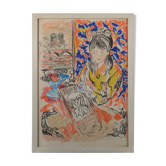 Henri Matisse - Follower - Crayon Study of a Girl