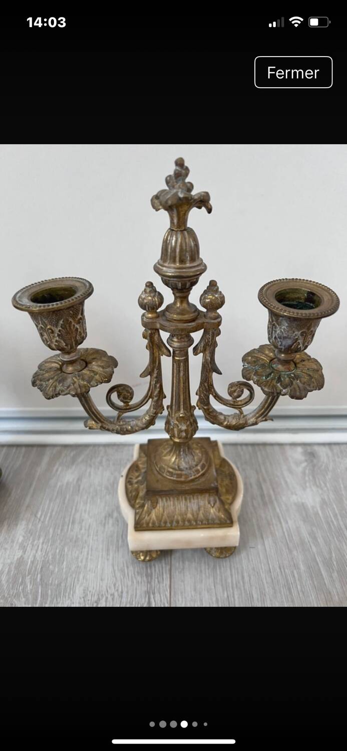 Pair of Murano glass sconces