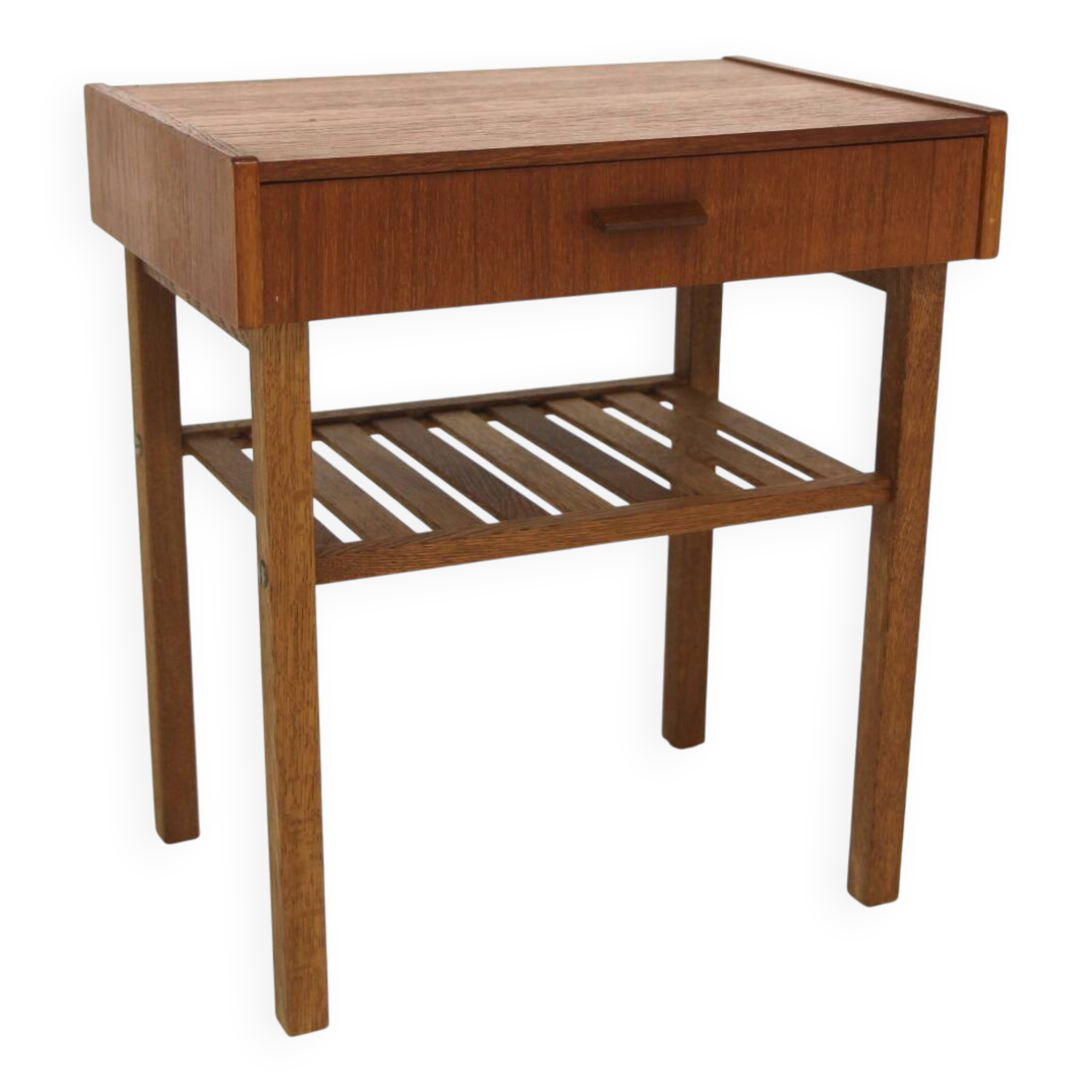 Table de chevet scandinave en teck, Suède, 1960