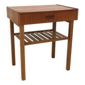 Scandinavian bedside table in teak, Sweden, 1960