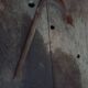 antique workbench with one drawer and two vices