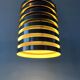 Vintage blue Danish mid-century pendant lamp